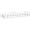 Dog Kennel Black 290.6 ft¬≤ Steel